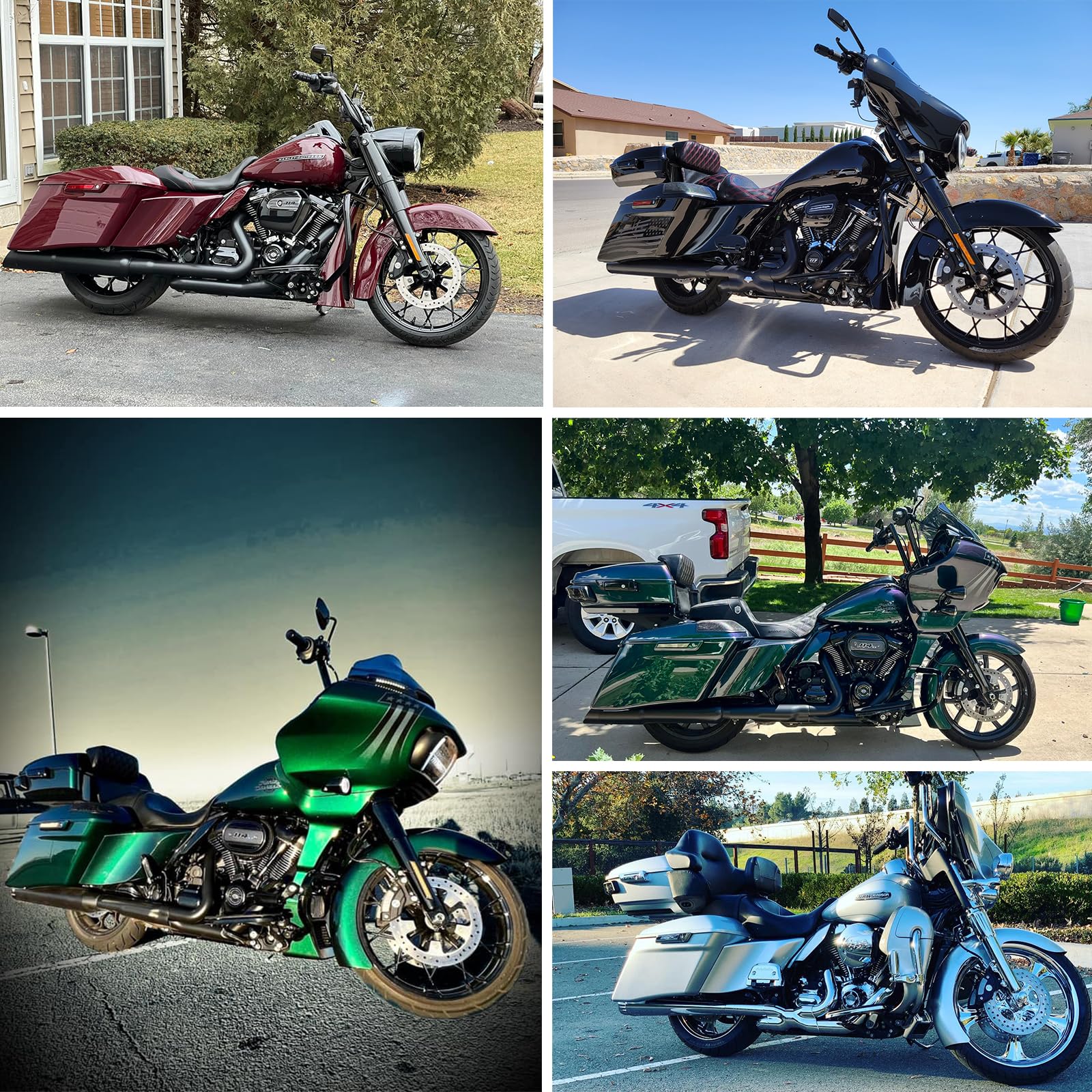 Amazon.com: CVO Stretched Side Covers Fit for 2014 15 16 17 18 19